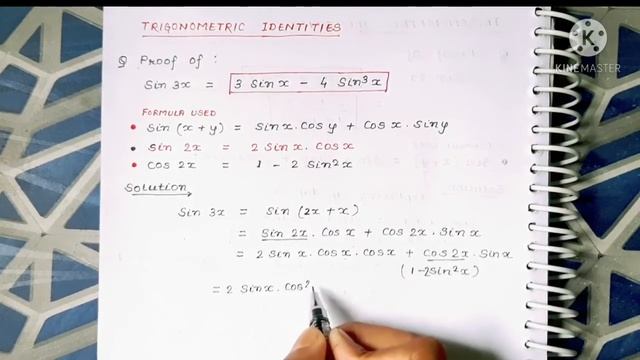 Sin3a =3Sina-4Sin³a | Proof of sin3a formula |trigonometric formula sin3a | смотреть онлайн