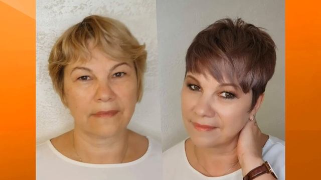 Помолодеть на 10 лет: меняем стрижку и цвет волос, роскошное преображение! смотреть онлайн
