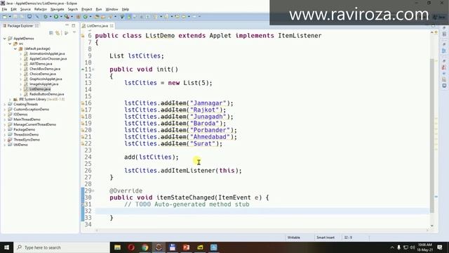 Java Part-54 | AWT List (List box) Demo (Gujarati) смотреть онлайн