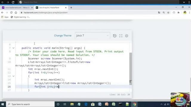 41:Java Arraylist || Hackerrank java solutions смотреть онлайн