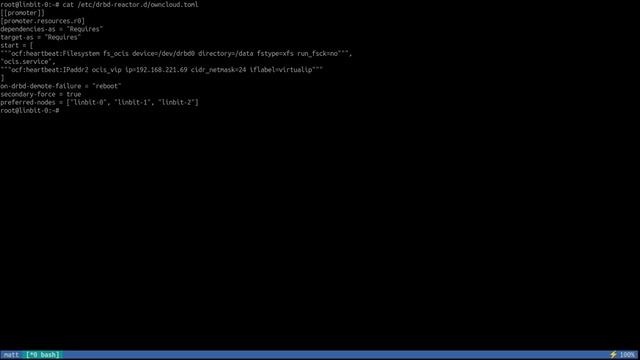 High Availability OwnCloud Using DRBD & DRBD Reactor