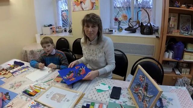 Мастер-класс по пластилинографии "Зимние снегири" смотреть онлайн