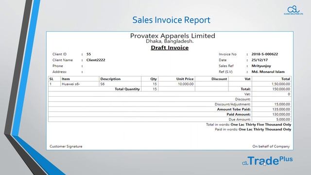 TradePlus - Trade Business Management Software on oracle cloud environment as SaaS product смотреть онлайн