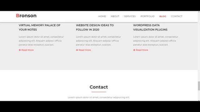 Bronson - Personal Portfolio Landing Page Template | Bootstrap Portfolio Website смотреть онлайн