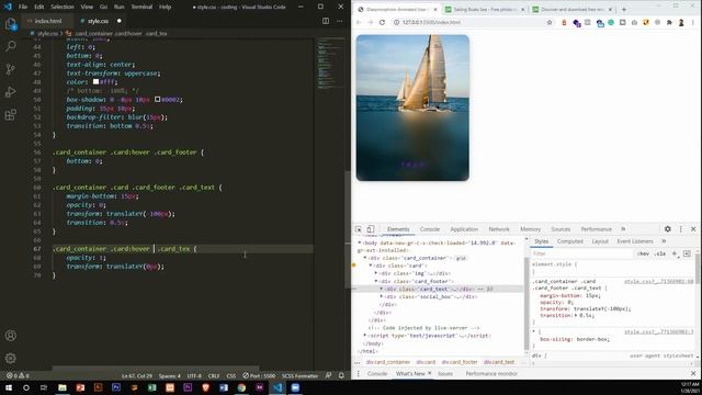 How To Make CSS Glass Morphism Animated User Card | With Source Code. смотреть онлайн