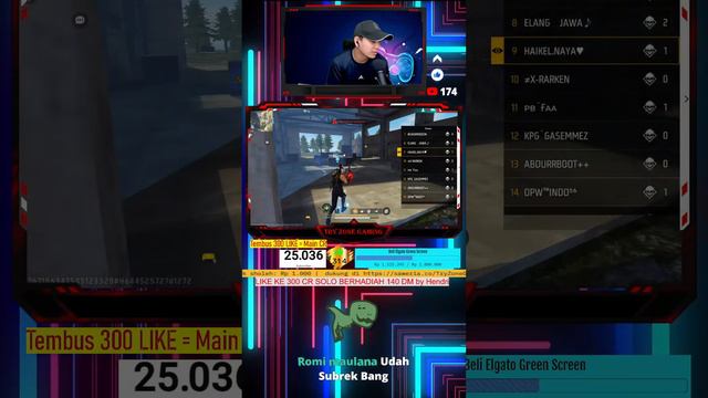 [ LIVE MABAR FF ] HARI TANPA MABAR FF CR KEK SAYUR TANPA GARAM ! - Free Fire Indonesia Part 370 смотреть онлайн