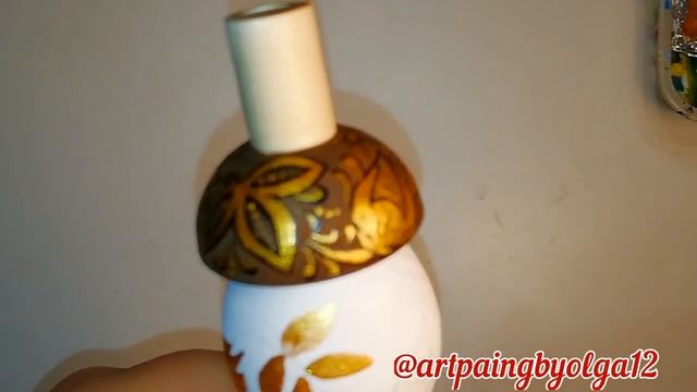 Декоративная роспись грибочка! смотреть онлайн