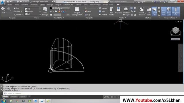 Autocad 3D fan, basics смотреть онлайн