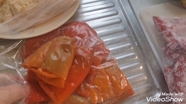 Самый экономный способ замораживать перец на зиму для фаршировки. Перец из морозилку. смотреть онлайн