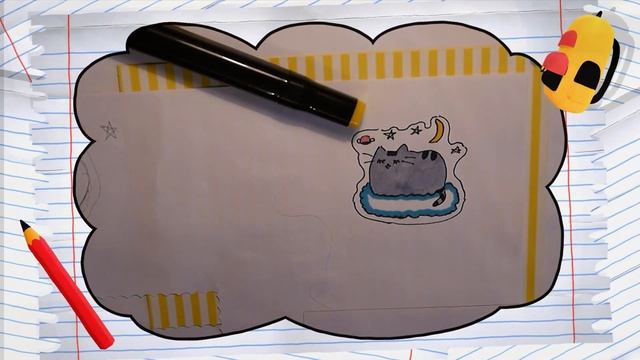 Sleepy cat/Pusheen Cat/Кот Пушин на облаке смотреть онлайн