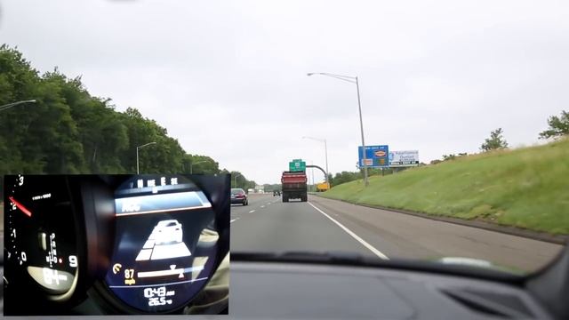 Porsche 991 911 ACC Adaptive Cruise Control & PAS Porsche Active Safe Features And Demo