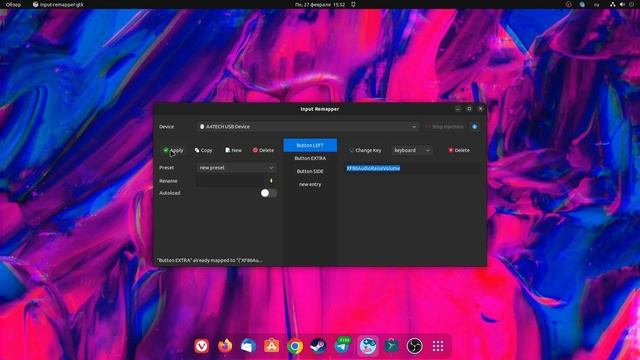 Как назначить дополнительные кнопки на мышке в Ubuntu смотреть онлайн