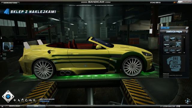 NFS World Naklejki do Aston Martin DB9 Ronnie NFS MW смотреть онлайн
