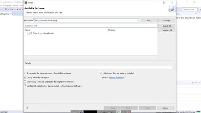 Latest TestNG (7.x) installation in eclipse from Update Site смотреть онлайн