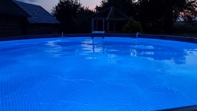 Сделал подсветку для бассейна. смотреть онлайн