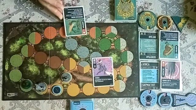 Играем в настольную игру Unmatched: Алиса против Беовульфа! смотреть онлайн