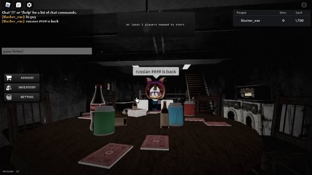 roblox russian roulette is back up join me game link in desc смотреть онлайн
