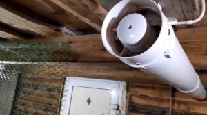 Вентиляция в курятнике. Бюджетный вариант. Часть 1