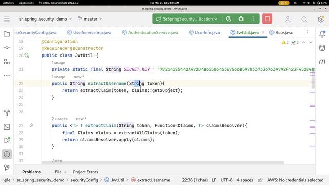 SR-Spring Security With JWT full-Light Theme. смотреть онлайн
