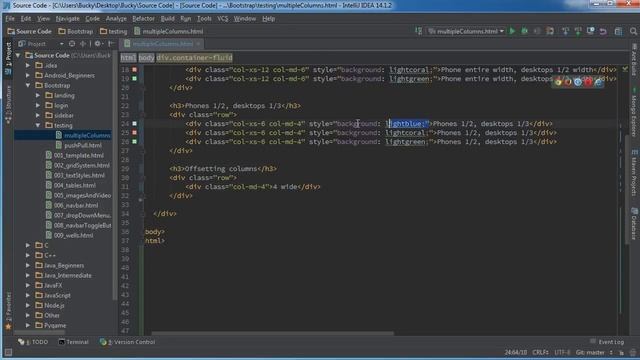 Bootstrap Tutorial for Beginners 12 Different Device Layouts смотреть онлайн