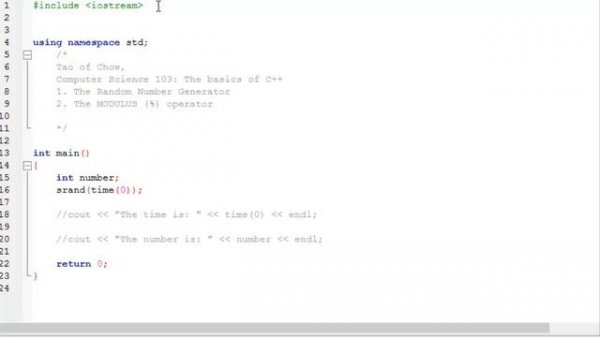 Programming 103 - The Random Number Generator