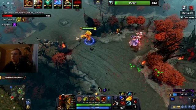 Dota 2 Кастомка Dota 1x6 Bristleback. Со спиной