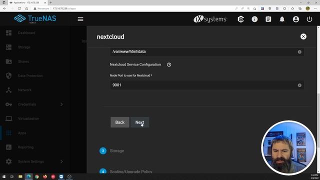TrueNAS Scale RC2 Install Nextcloud Official Application