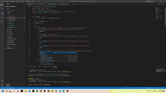 Create a Modern Ecommerce Project with React, NodeJS & MongoDB | #3 смотреть онлайн