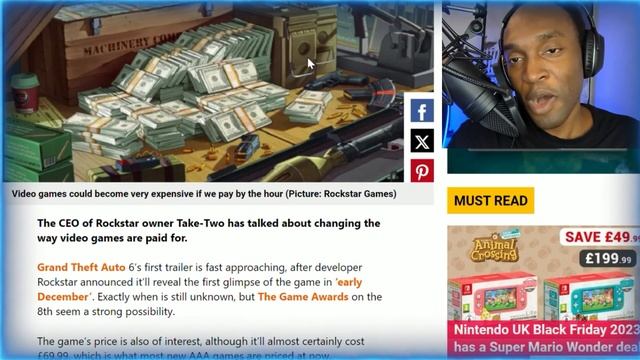 GTA 6 PAID Per Hour Gameplay To DOOM Gaming Industry?! смотреть онлайн
