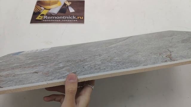 Кварцвиниловая плитка SPC Stronghold, коллекция Prague, «Мрамор серо-коричневый 02» 4845403 смотреть онлайн