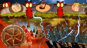 футаж Три богатыря