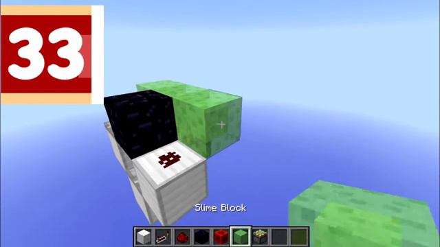 Slime block Double piston extender! - Under a minute EP1 - Minecraft! смотреть онлайн