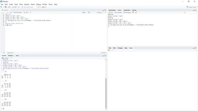 R tutorial 4: Array data and data selection in R (Khmer) смотреть онлайн
