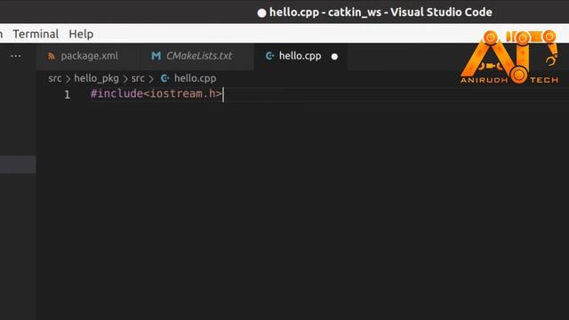 Creating workspace, package and a node in ROS Part - 4 смотреть онлайн