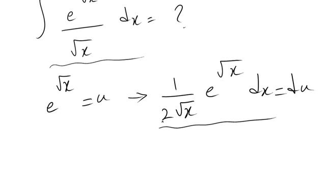 Integral of e^sqrt(x)/sqrt(x) - Integral example смотреть онлайн