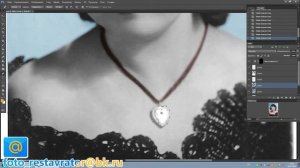 Превращения Ч.Б фото в цветное. Реставрация фотографий.