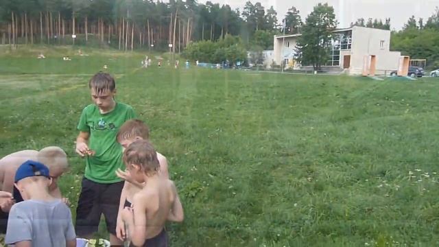 Детская тренировка по кикбоксингу. Пикник. Кикбоксинг Life.