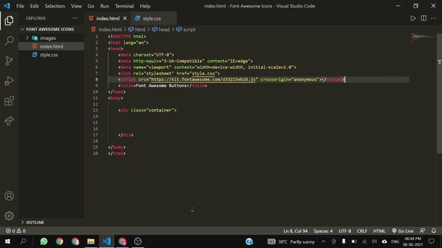 How To Add Icons on HTML | How To Add Font Awesome 5 Icons on website | Font Awesome 5 Icons смотреть онлайн