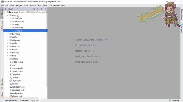 Урок 3 - Структура Laravel смотреть онлайн