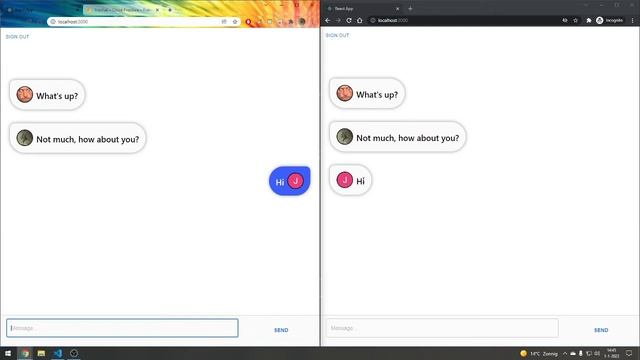 Simple React Firebase Chat demo смотреть онлайн