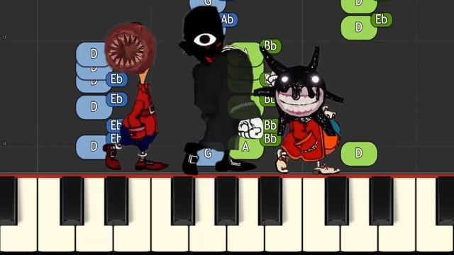 Dr Livesey Walk but DOORS - EASY Piano Tutorial смотреть онлайн