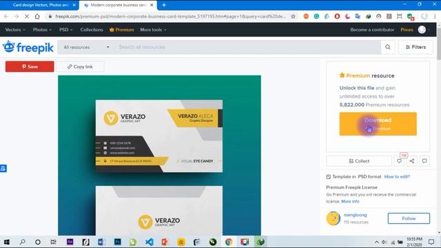 How to create a Business Card for free in 2020 | Graphic Designing смотреть онлайн