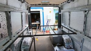 авто дом своими руками на базе peugeot boxer, потолок, обустройство салона.