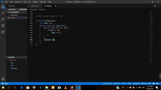 How to print 1 - 100 prime numbers in javascript смотреть онлайн