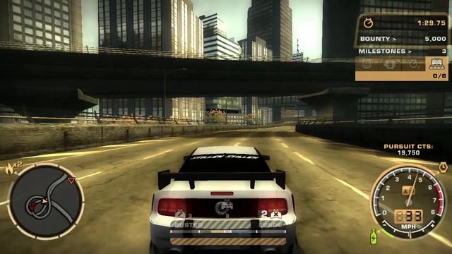 NFS Most Wanted - Mustang GT Making Bounty (gameplay) смотреть онлайн