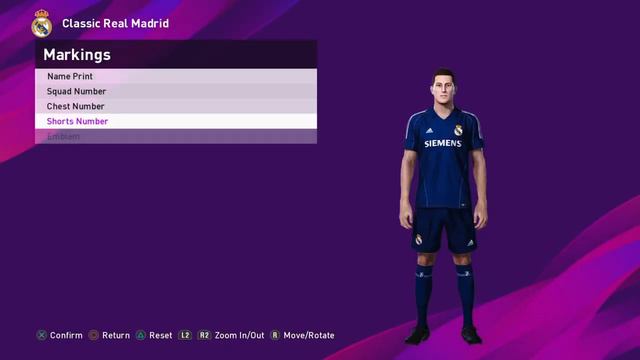 Real Madrid classic kits PES 2021 and PES 2020 [font adjustment guide] (PS4) смотреть онлайн