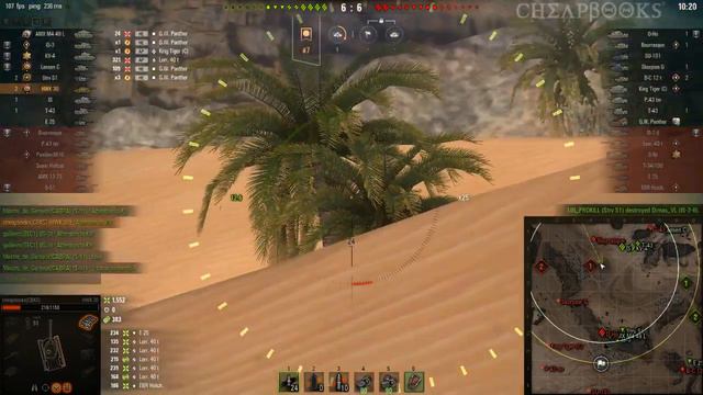 World Of Tanks - HWK 30   Sand River   1800 Damage