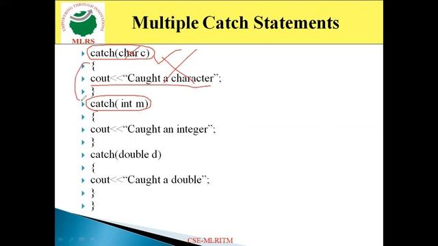 Video 35 - Multi catch statements смотреть онлайн