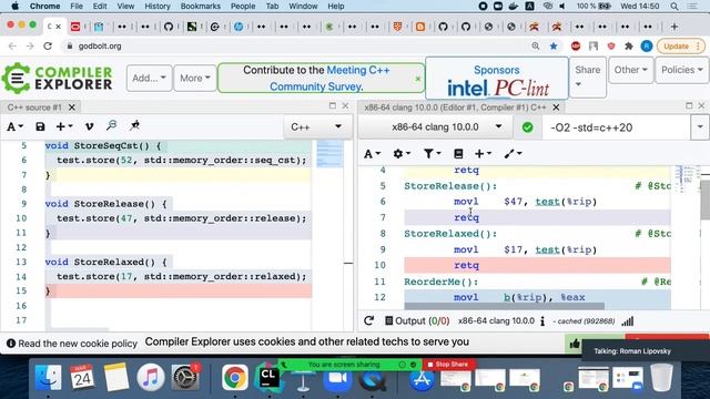 ТиПМС, семинар 6. Weak memory orders в С++ MM смотреть онлайн