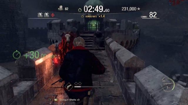 Resident Evil 4 Remake Leon S++ Mercenaries (Castle) смотреть онлайн